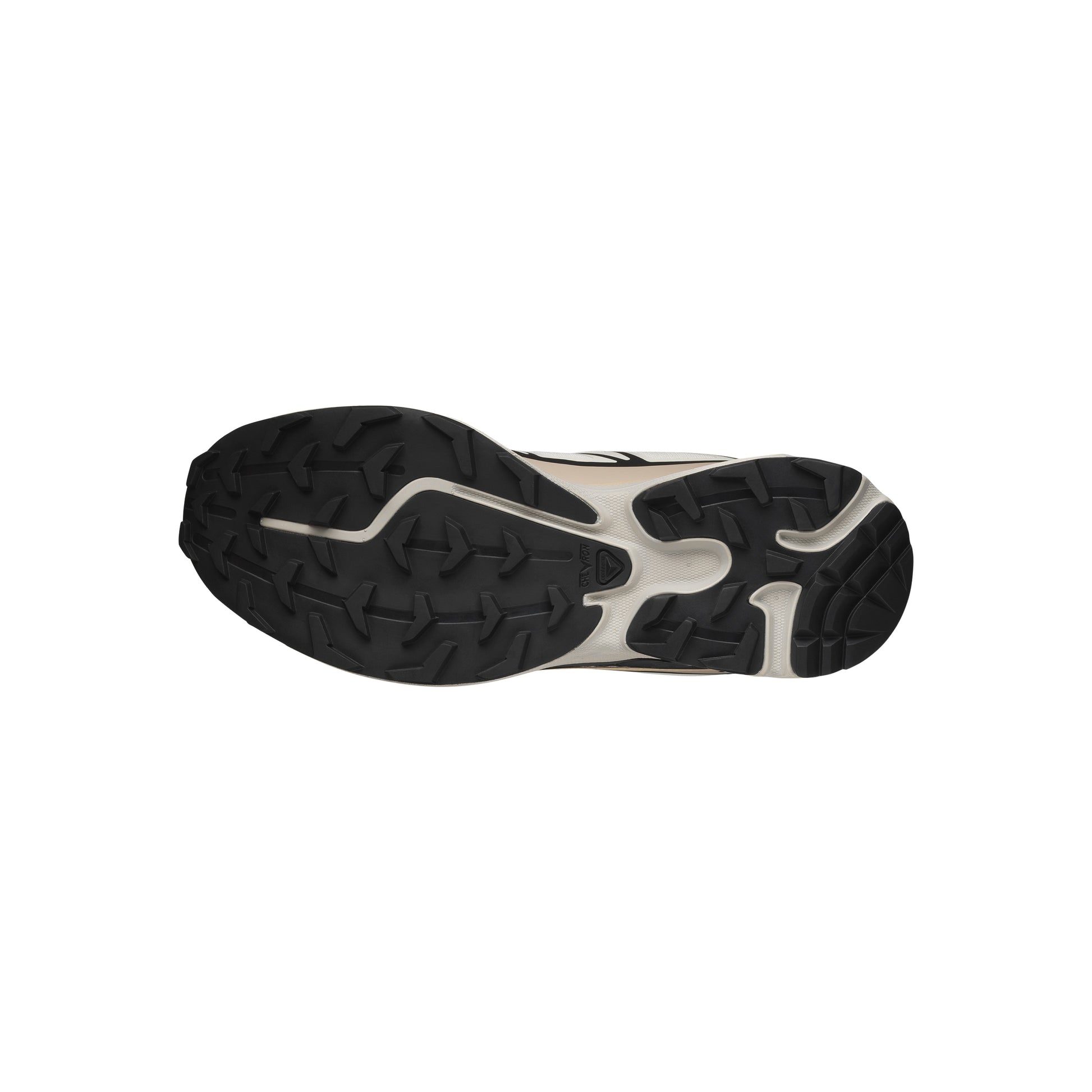 Salomon XT-6 Vanilla Ice Black technical sneaker with breathable mesh upper and layered overlays