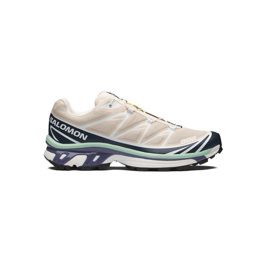 Salomon XT-6 Tapioca Spellbound Lichen - right side profile view