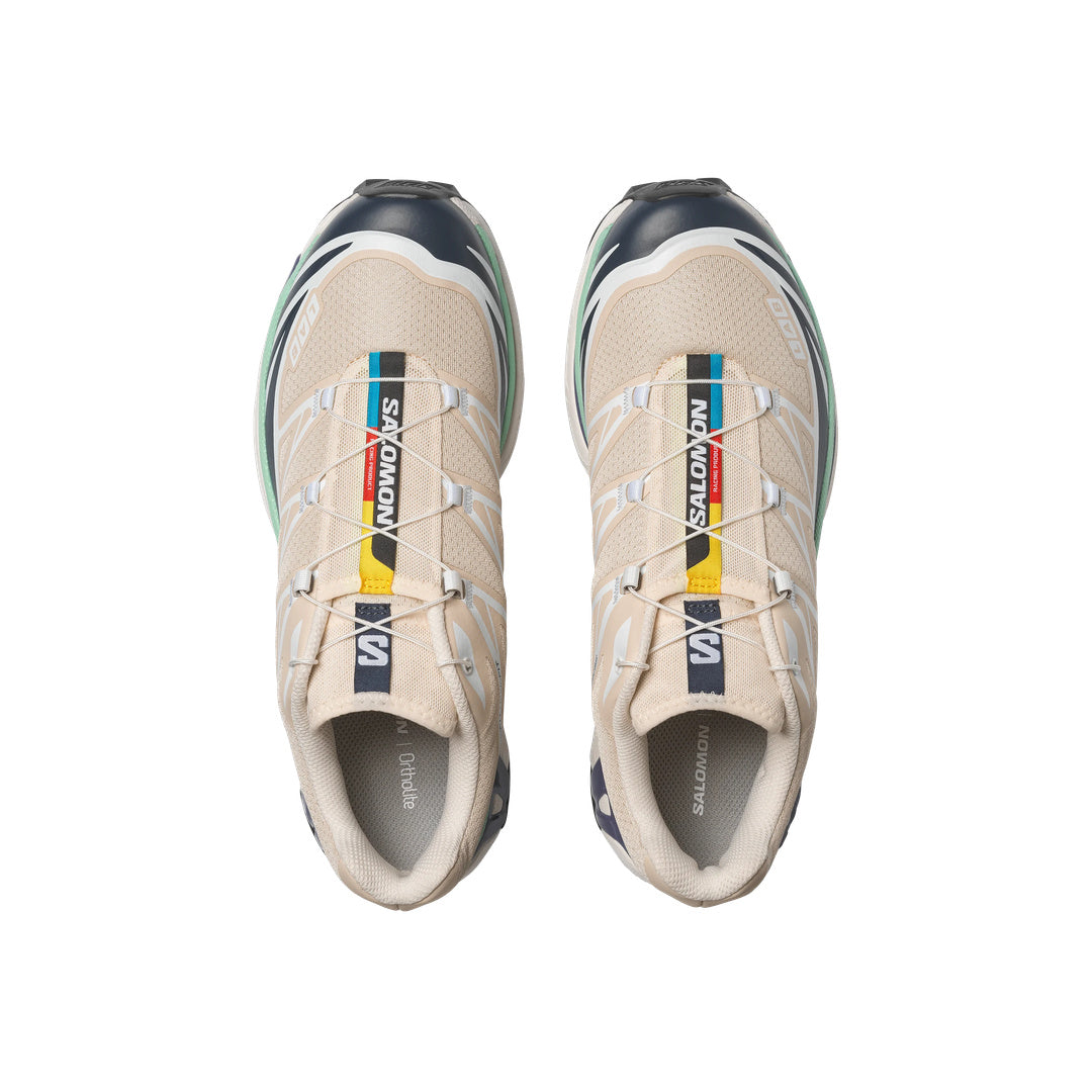 Salomon XT-6 Tapioca Spellbound Lichen - top view
