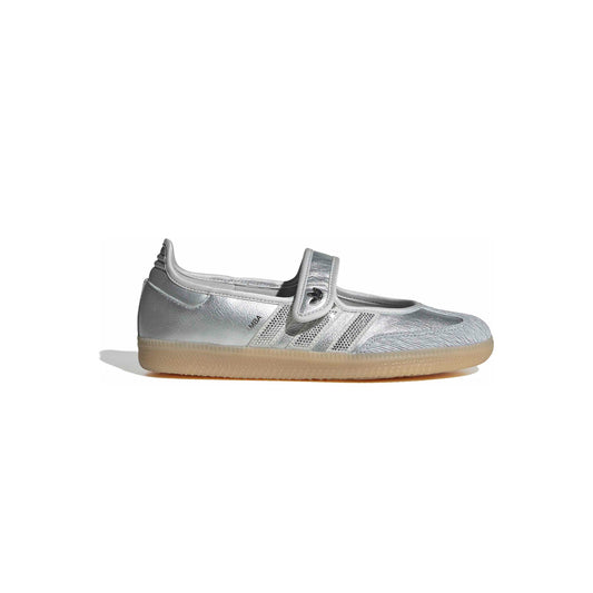 adidas Originals Samba Jane 'Silver Metallic Grey One Gum' (WMNS) - Side Lateral Center View
