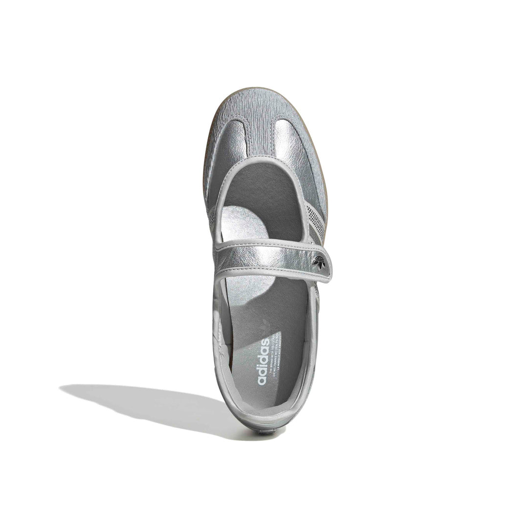 adidas Originals Samba Jane 'Silver Metallic Grey One Gum' (WMNS) - Top Portrait View