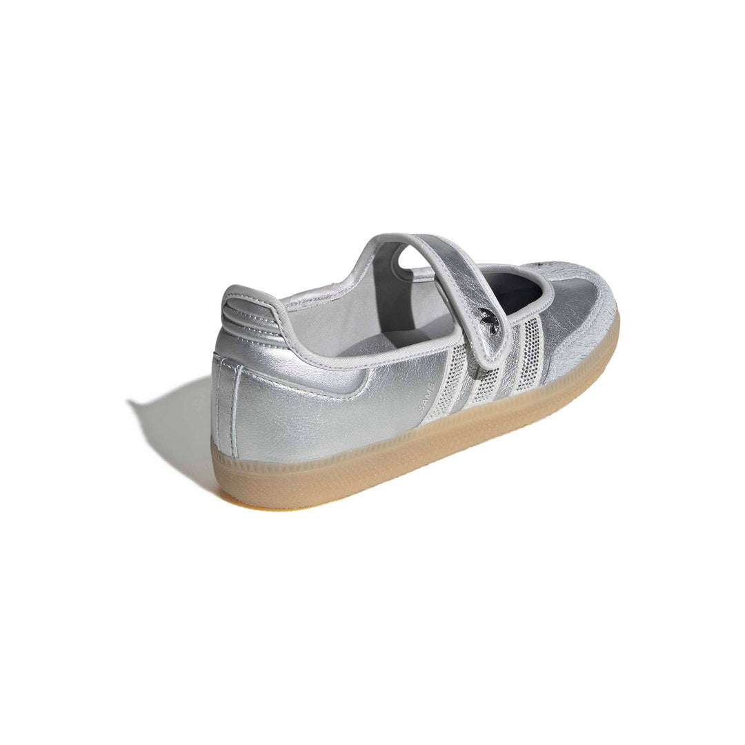 adidas Originals Samba Jane 'Silver Metallic Grey One Gum' (WMNS) - Back Lateral Top View