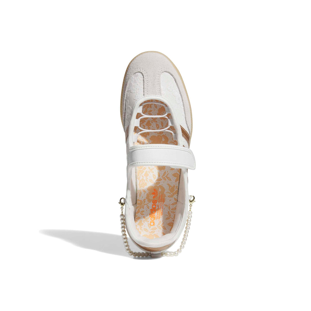 adidas Originals Samba Jane 'Crystal White / Acid Orange' - top portrait view
