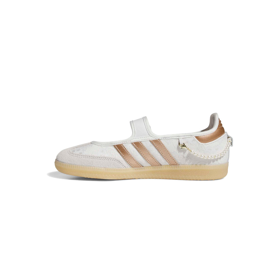 adidas Originals Samba Jane 'Crystal White / Acid Orange' - side medial center view