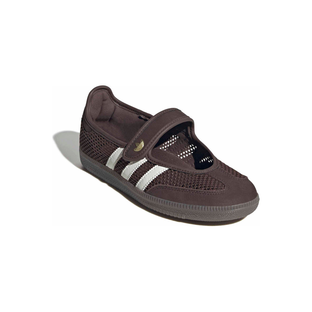 adidas Originals Samba Jane 'Brown Off White Gold Metallic' (WMNS) - Front Lateral Top View
