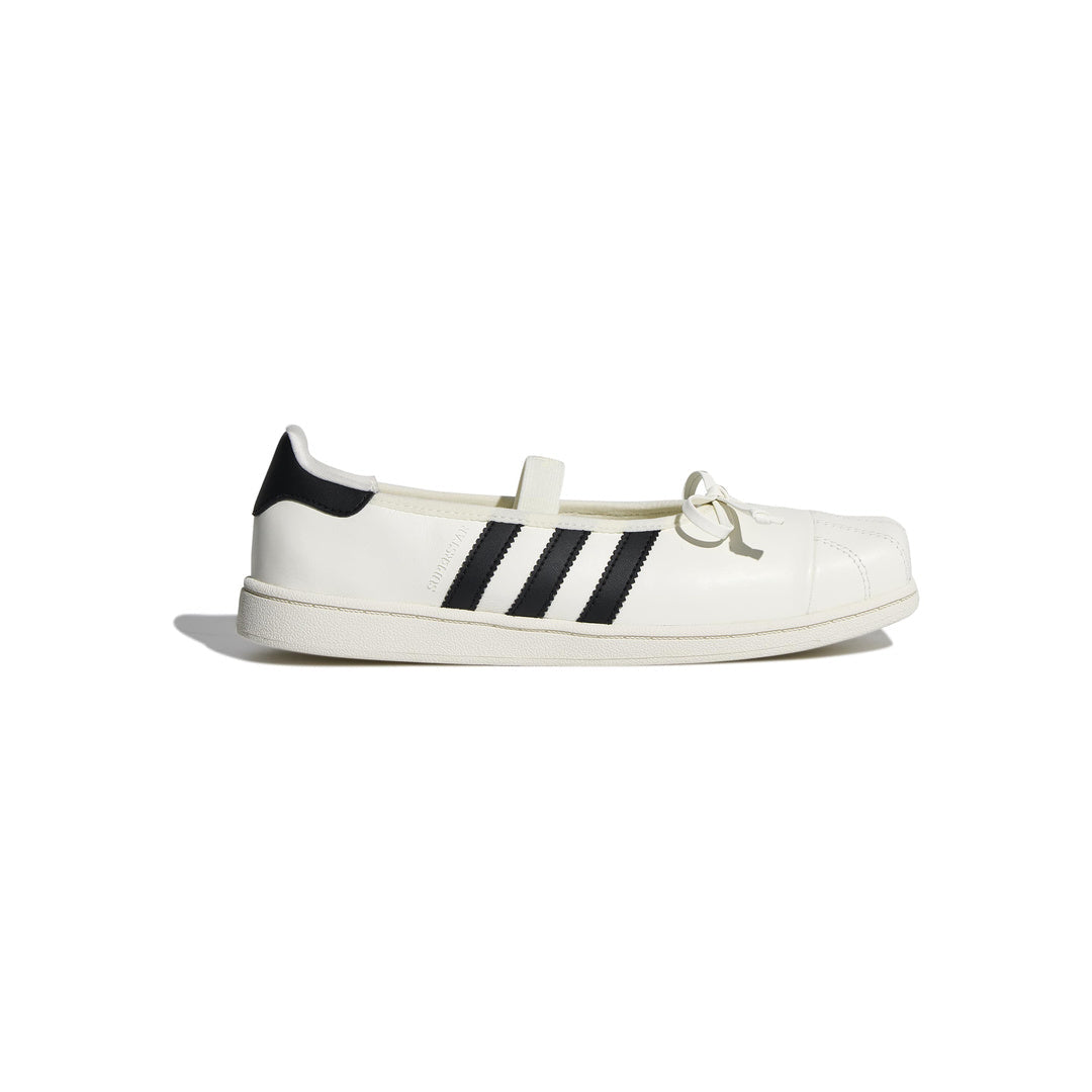 adidas Originals by JENNIE Superstar SQ Ballet 'Off White Core Black Cloud White' (WMNS) – product front view