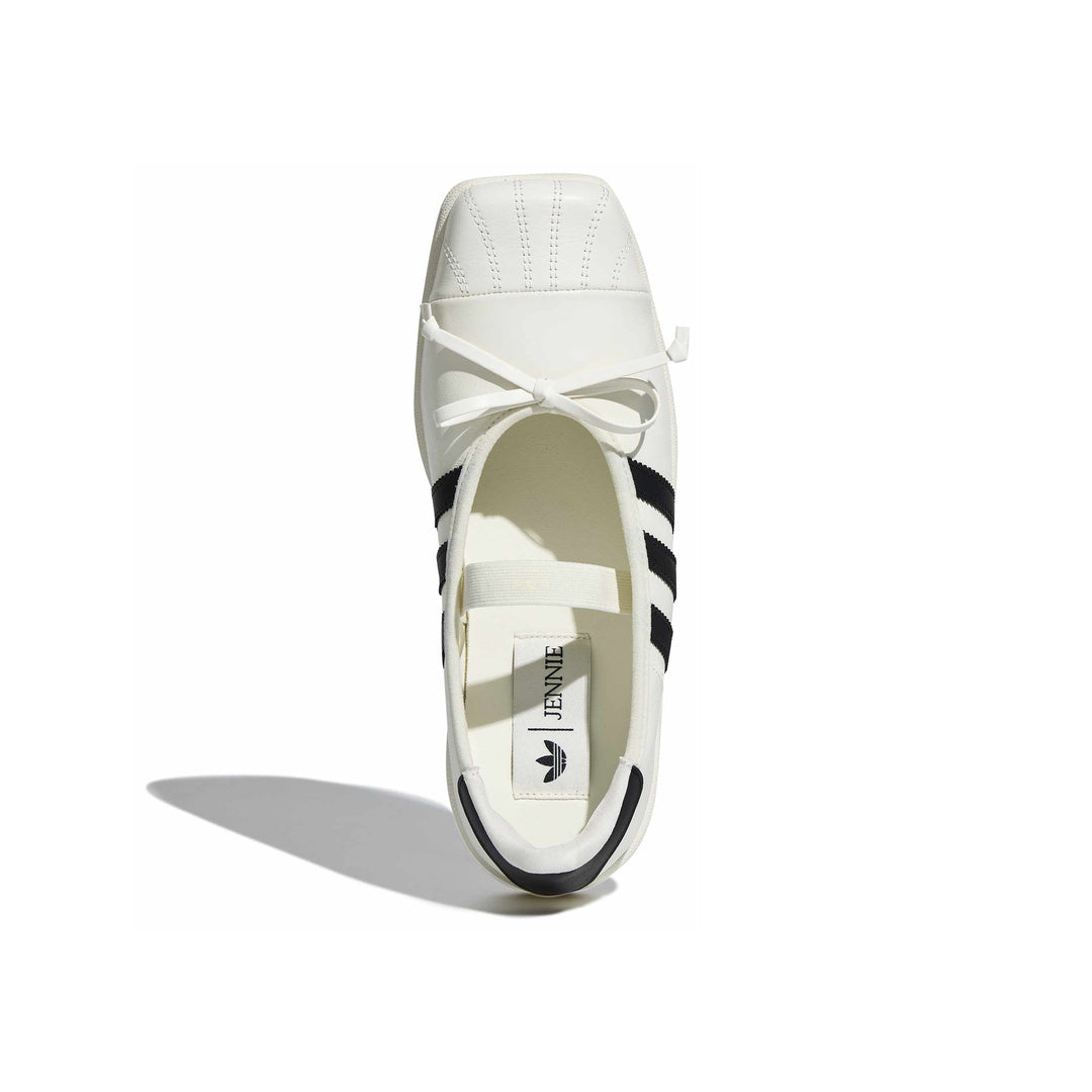 adidas Originals by JENNIE Superstar SQ Ballet 'Off White Core Black Cloud White' (WMNS) – top view