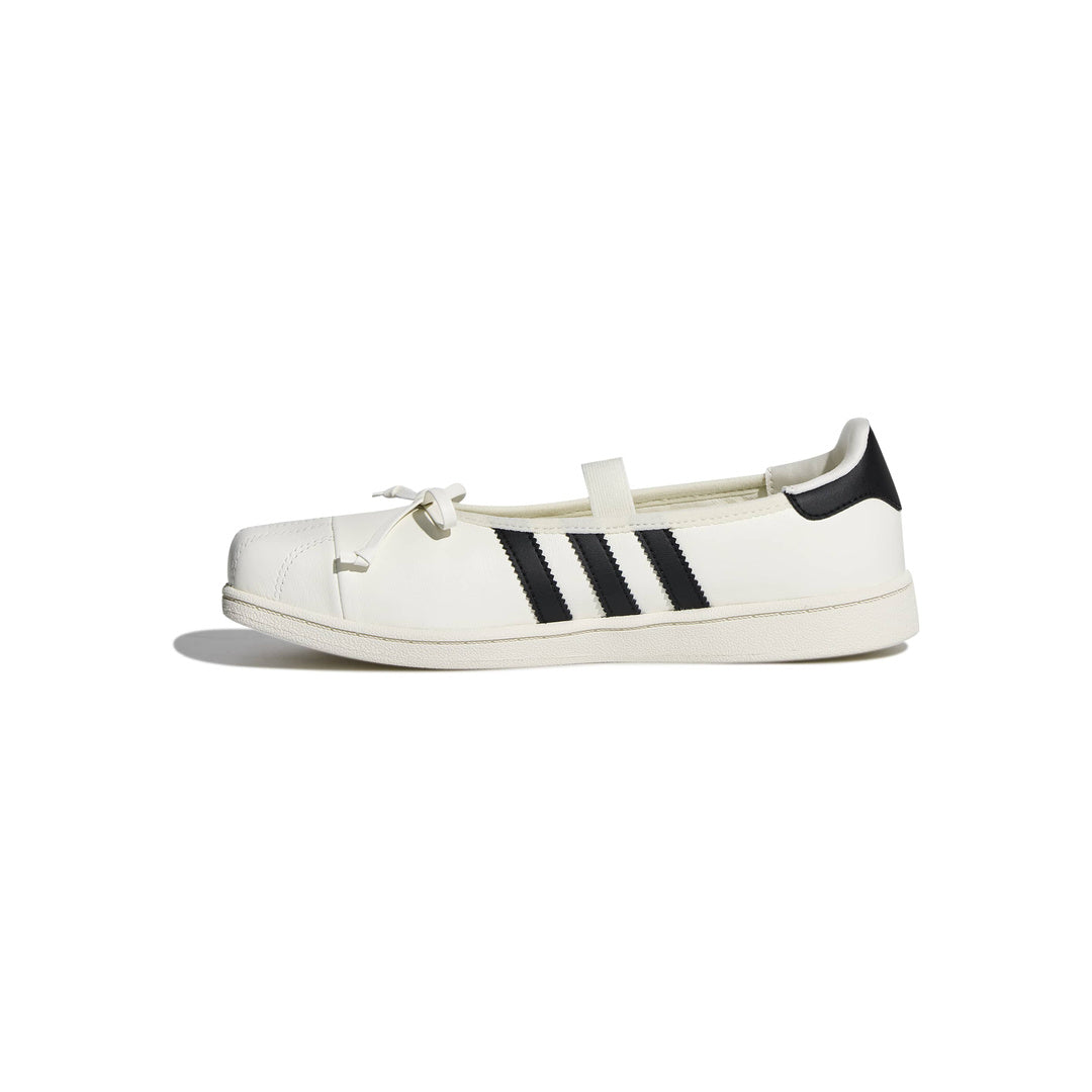 adidas Originals by JENNIE Superstar SQ Ballet 'Off White Core Black Cloud White' (WMNS) – opposite side view
