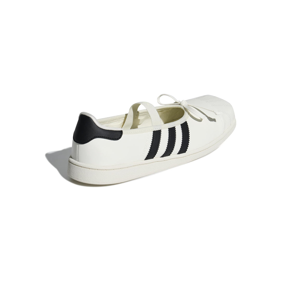 adidas Originals by JENNIE Superstar SQ Ballet 'Off White Core Black Cloud White' (WMNS) – rear angle view