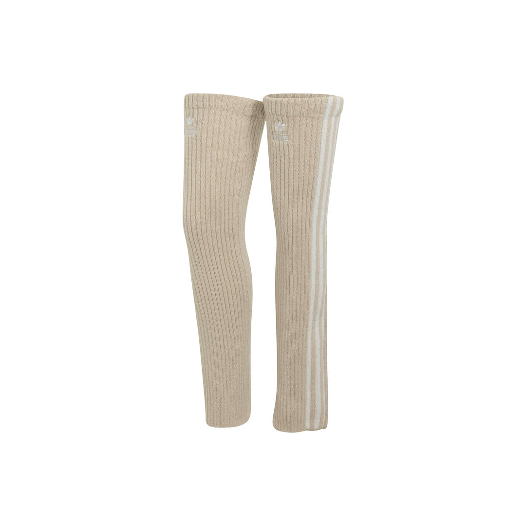 adidas Originals Leg Warmers 'Collegiate Brown / White' - front center view