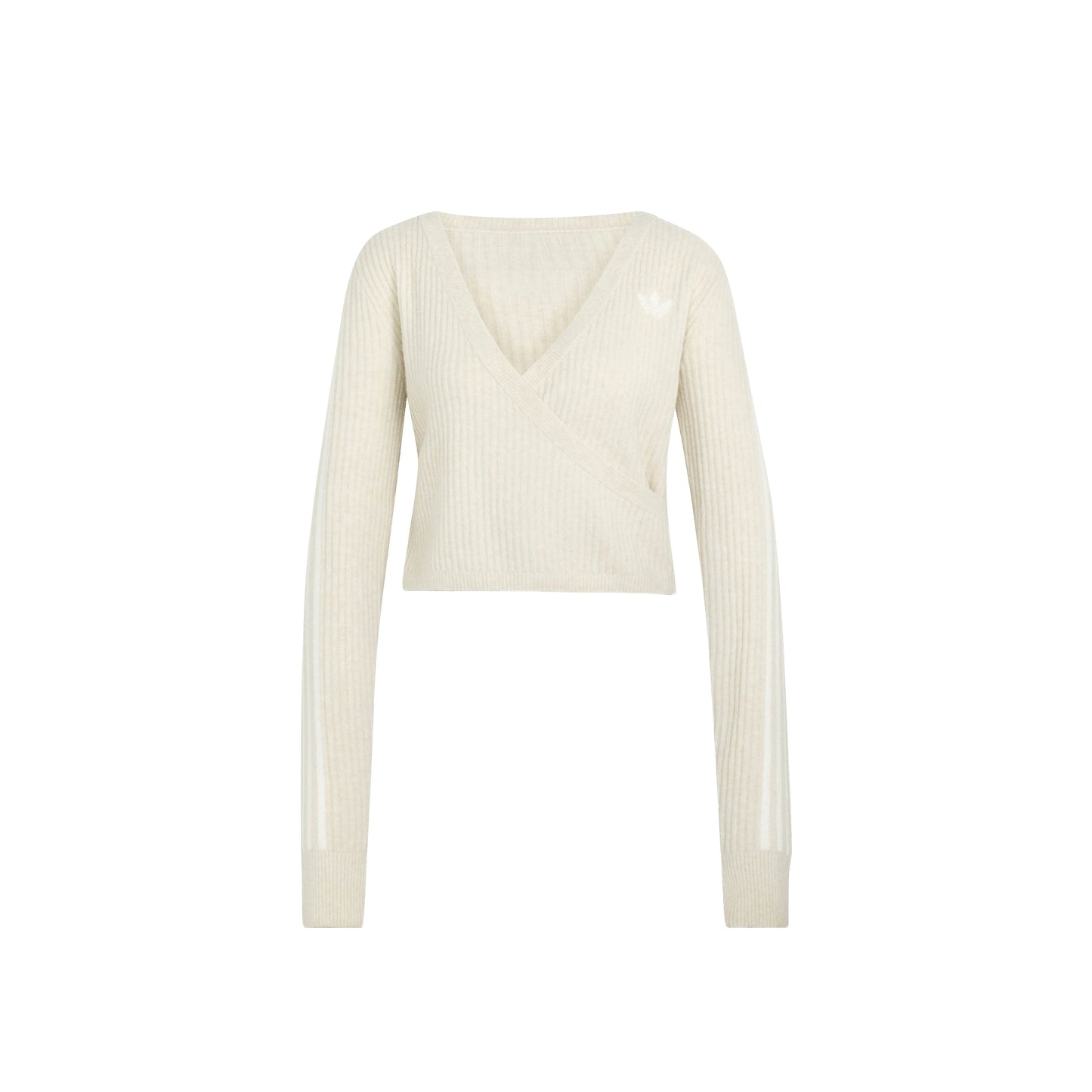 adidas Originals by JENNIE Knit Cardigan 'Clay Brown' (WMNS) – product front view