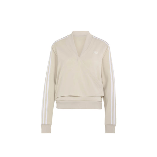 adidas Originals by JENNIE Wrap SST Track Top 'Clay Brown' (WMNS) – product front view
