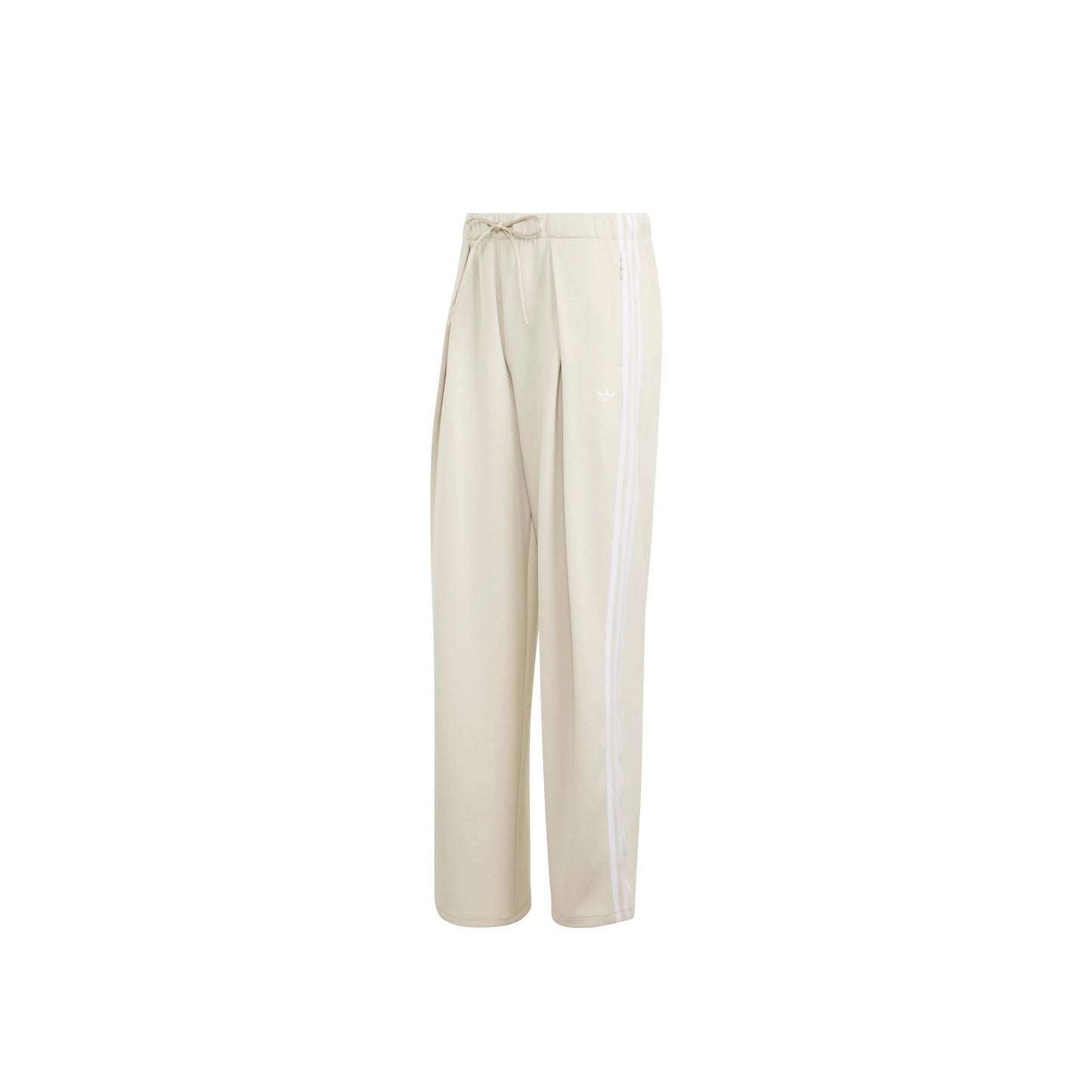 adidas Originals by JENNIE Pleated Track Pants 'Clay Brown' (WMNS) – product front view