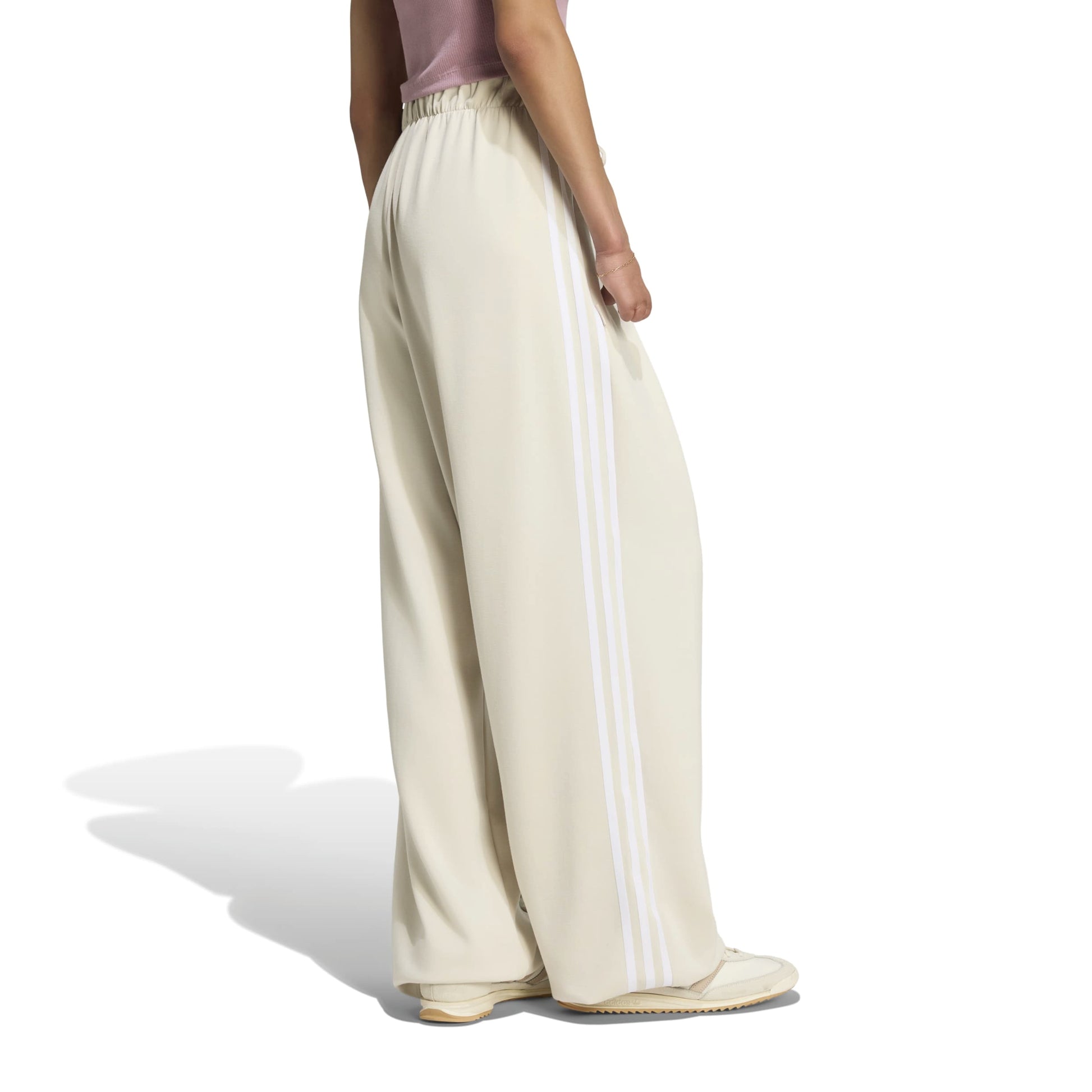 adidas Originals by JENNIE Pleated Track Pants 'Clay Brown' (WMNS) – model back view