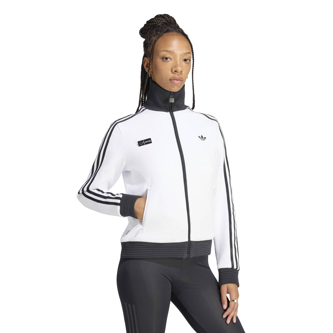 adidas Originals by JENNIE Fan OG Track Top 'White' (WMNS) – model front view