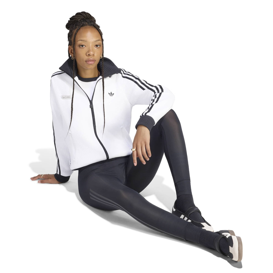 adidas Originals by JENNIE Fan OG Track Top 'White' (WMNS) – full model view