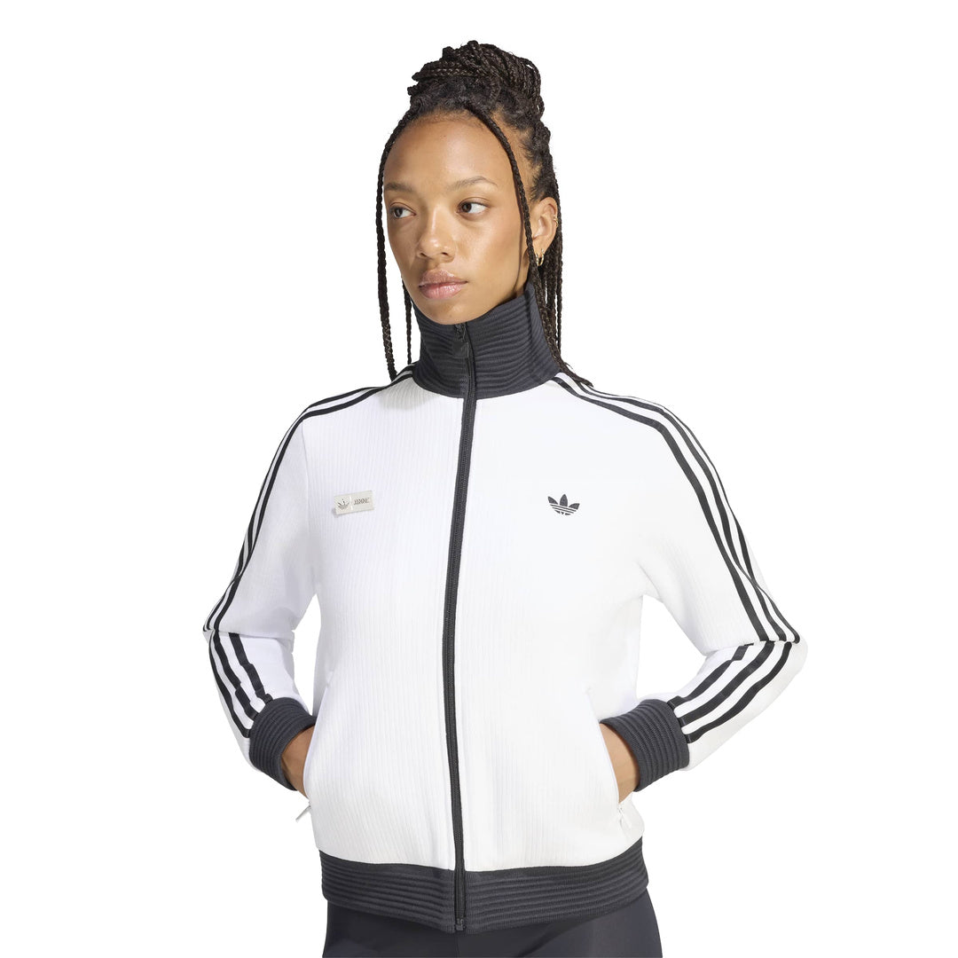 adidas Originals by JENNIE Fan OG Track Top 'White' (WMNS) – close-up detail