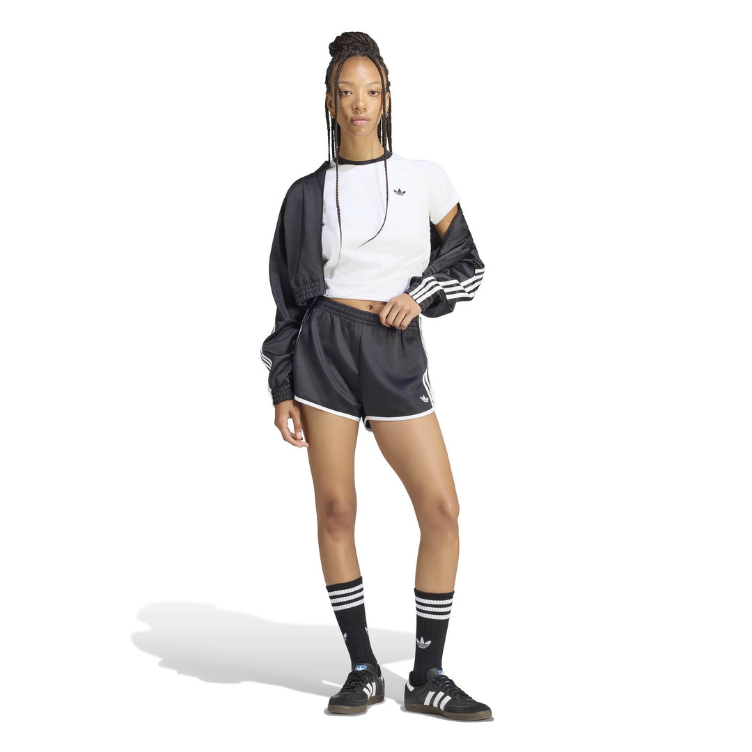 adidas Originals by JENNIE Layer T-Shirt 'White' (WMNS) – full model view