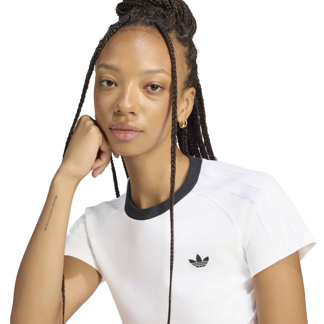 adidas Originals by JENNIE Layer T-Shirt 'White' (WMNS) – detail view