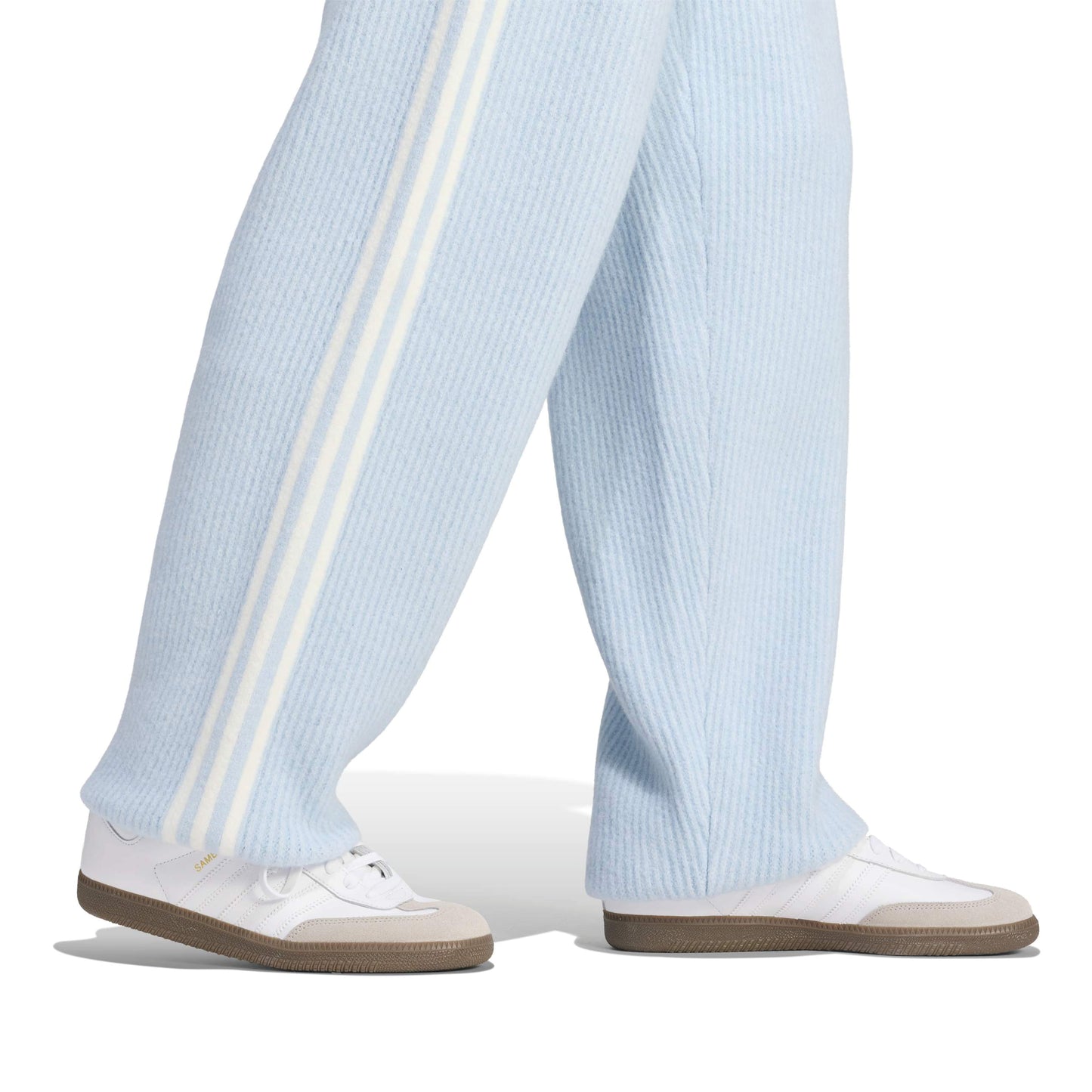 adidas Originals by JENNIE Knit Pants 'Wonder Blue' (WMNS) – close-up detail
