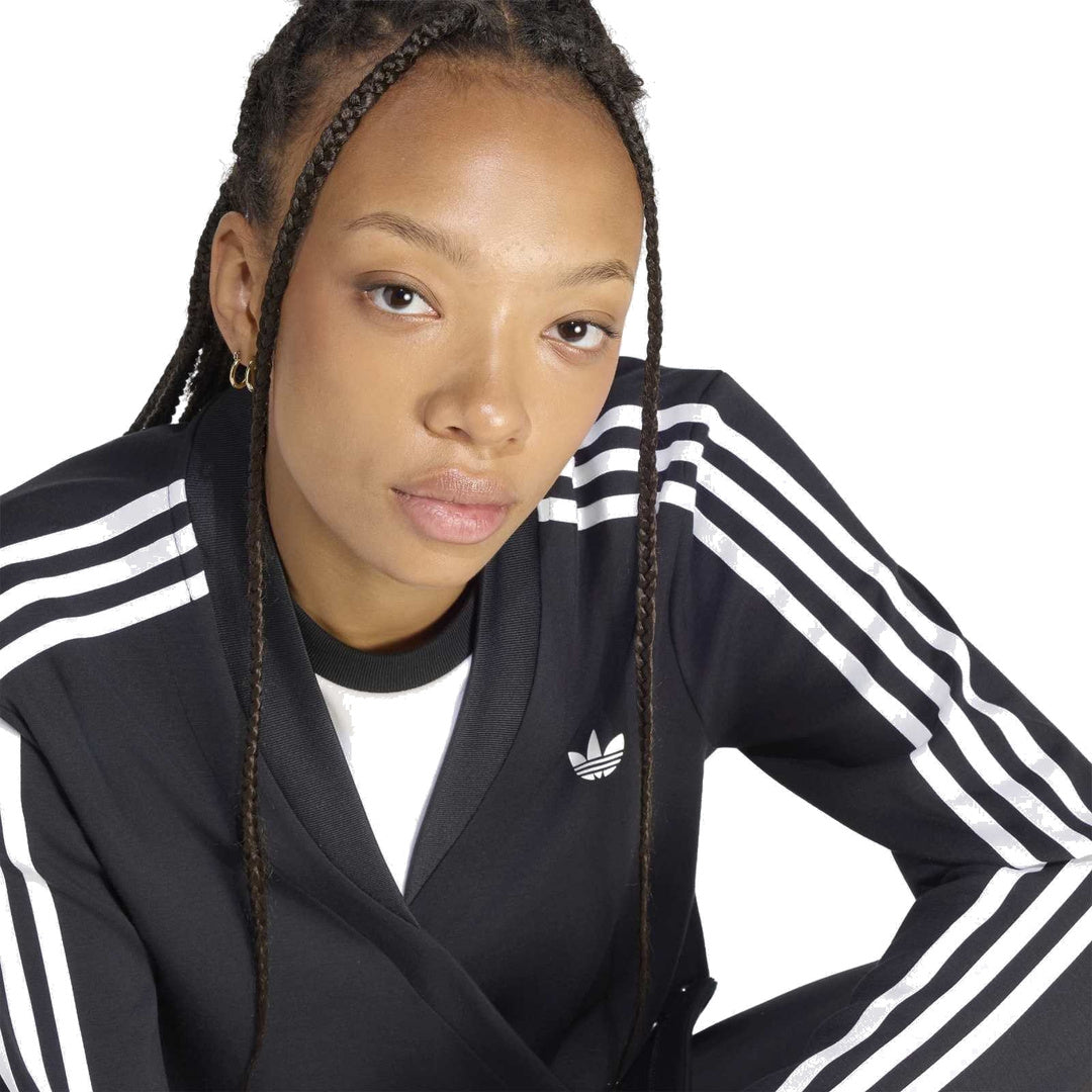 adidas Originals by JENNIE Wrap SST Track Top 'Black' (WMNS) – detail view