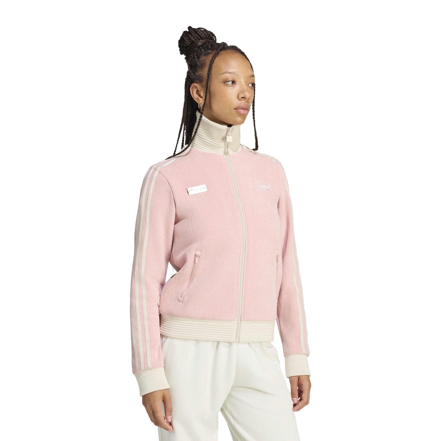 adidas Originals by JENNIE Fan OG Track Top 'Wonder Mauve' (WMNS) – model front view