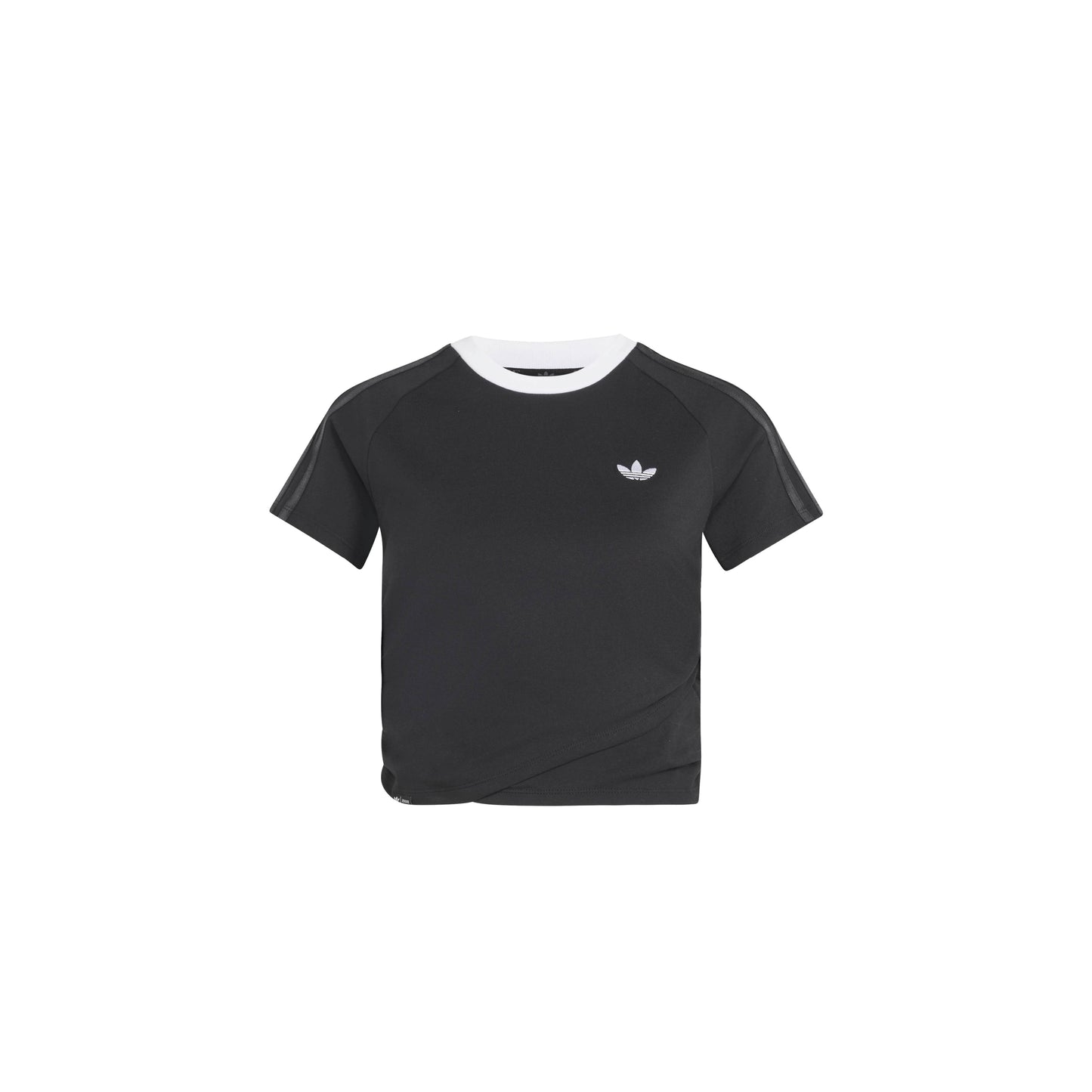 adidas Originals by JENNIE Layer T-Shirt 'Black' (WMNS) – product front view