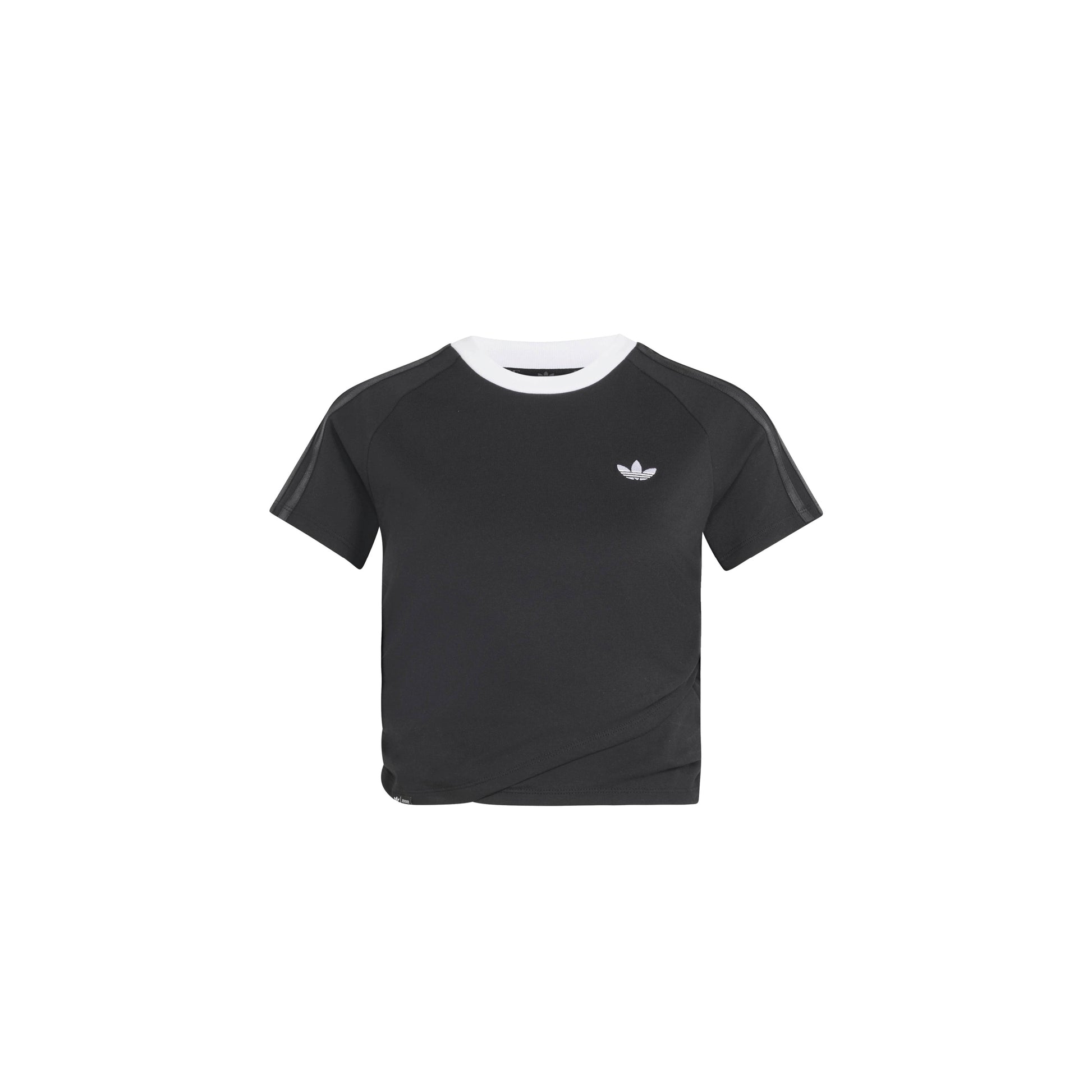 adidas Originals by JENNIE Layer T-Shirt 'Black' (WMNS) – product front view