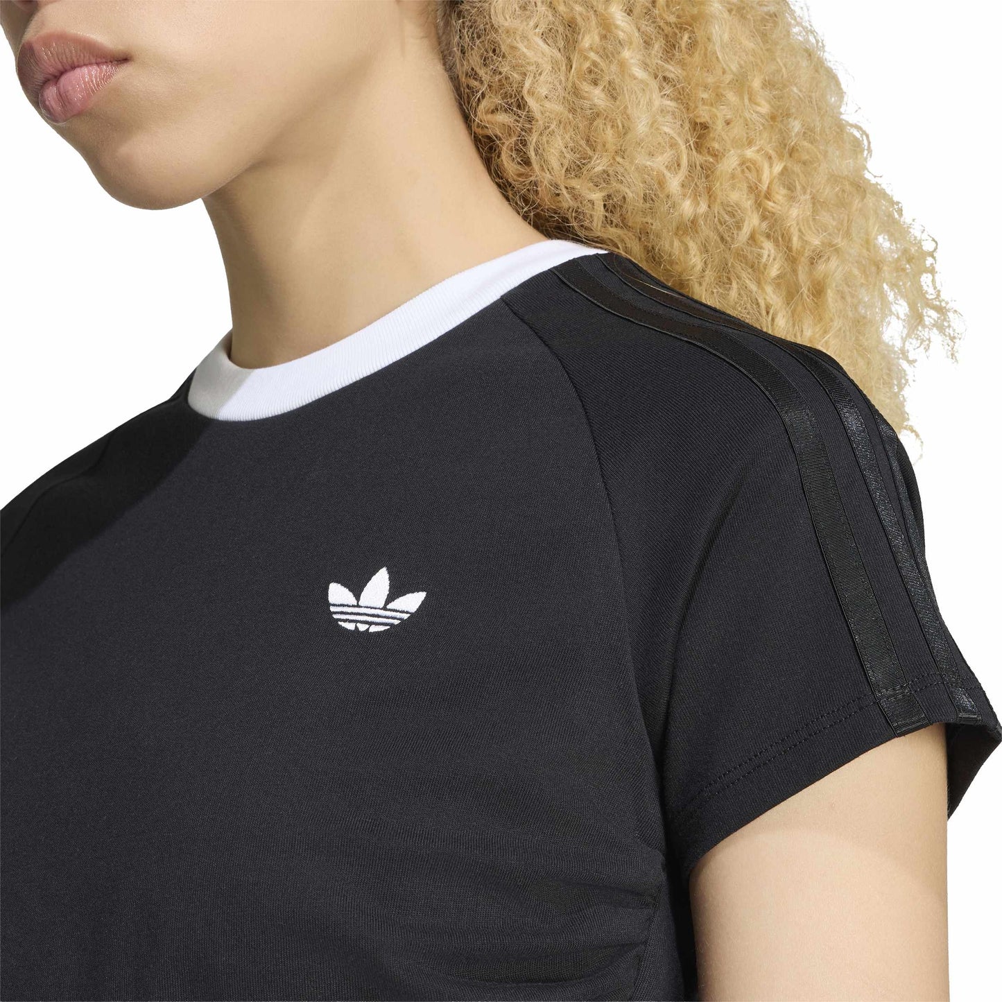 adidas Originals by JENNIE Layer T-Shirt 'Black' (WMNS) – detail view