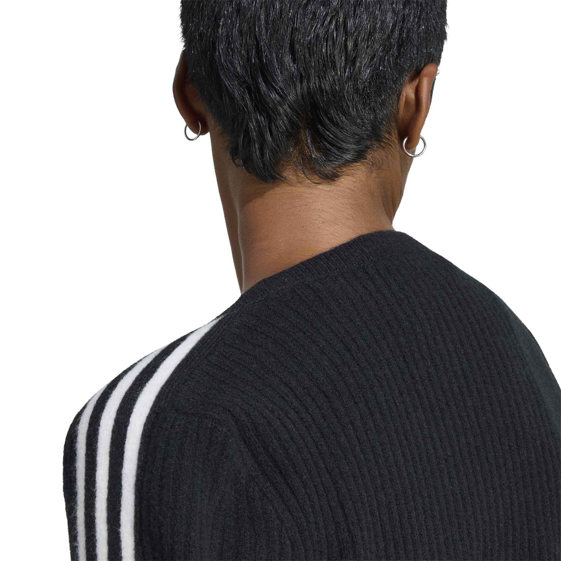 adidas Originals by JENNIE Knit Cardigan 'Black' (WMNS) – close-up detail