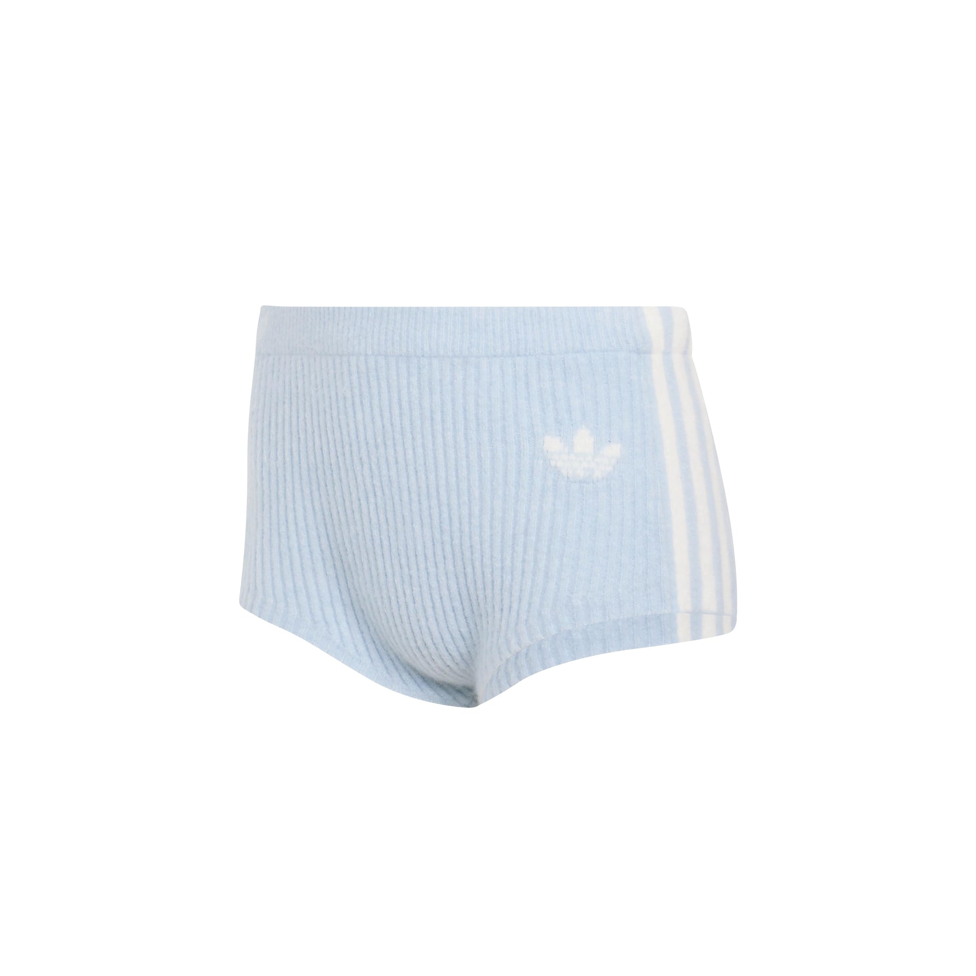 adidas Originals Knit Shorts 'Wonder Blue' (WMNS) – product front view