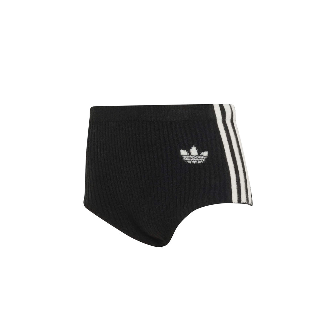 adidas Originals by JENNIE Knit Shorts 'Black' (WMNS) – product front view