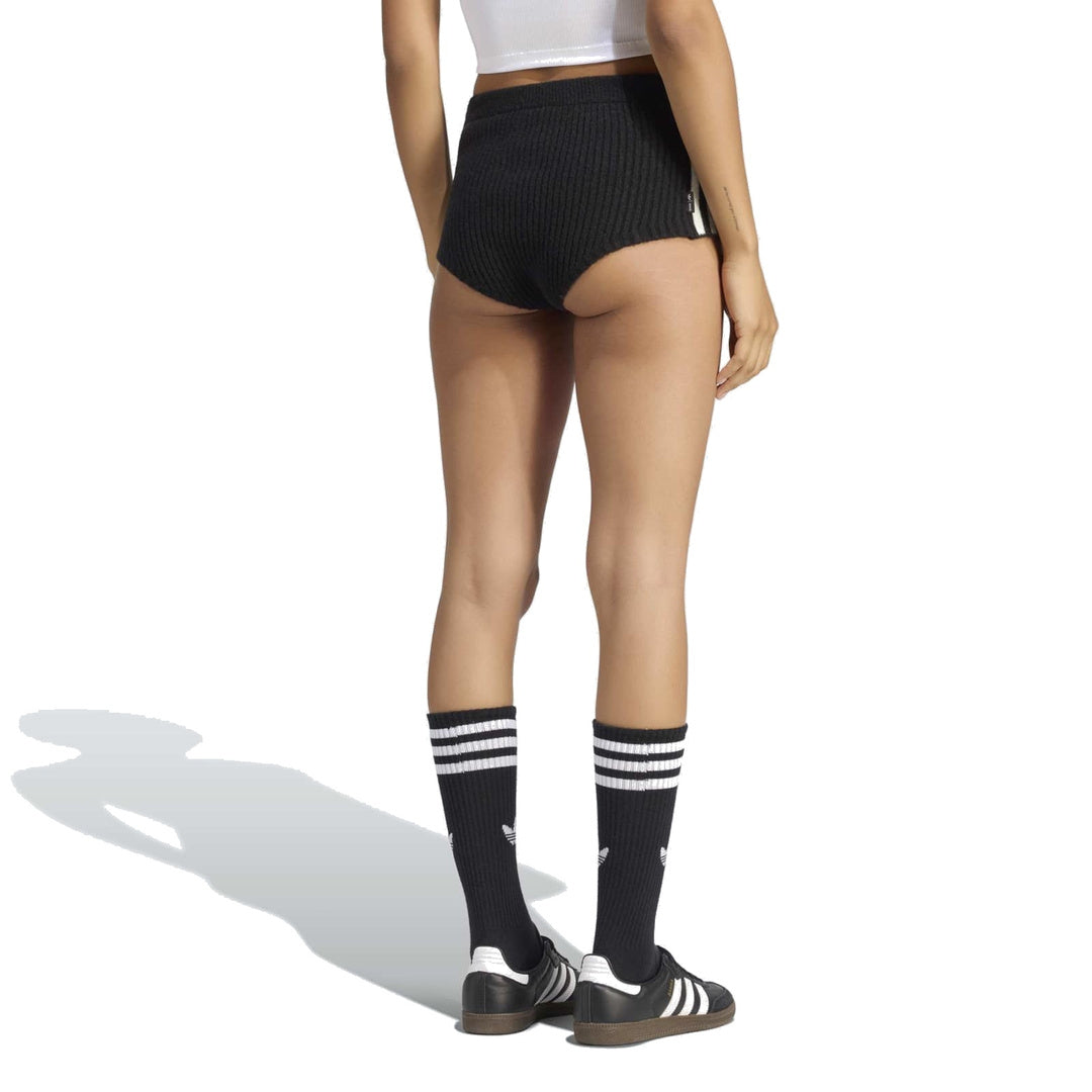 adidas Originals by JENNIE Knit Shorts 'Black' (WMNS) – model back view