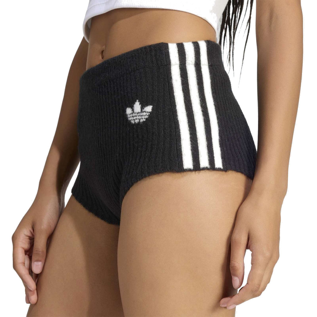adidas Originals by JENNIE Knit Shorts 'Black' (WMNS) – detail view