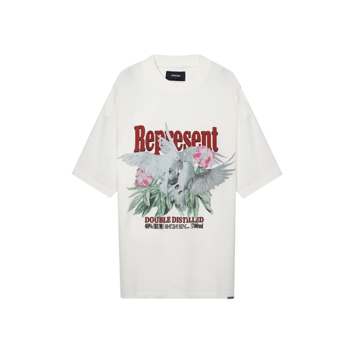 Represent Double Distilled T-Shirt 'Flat White'