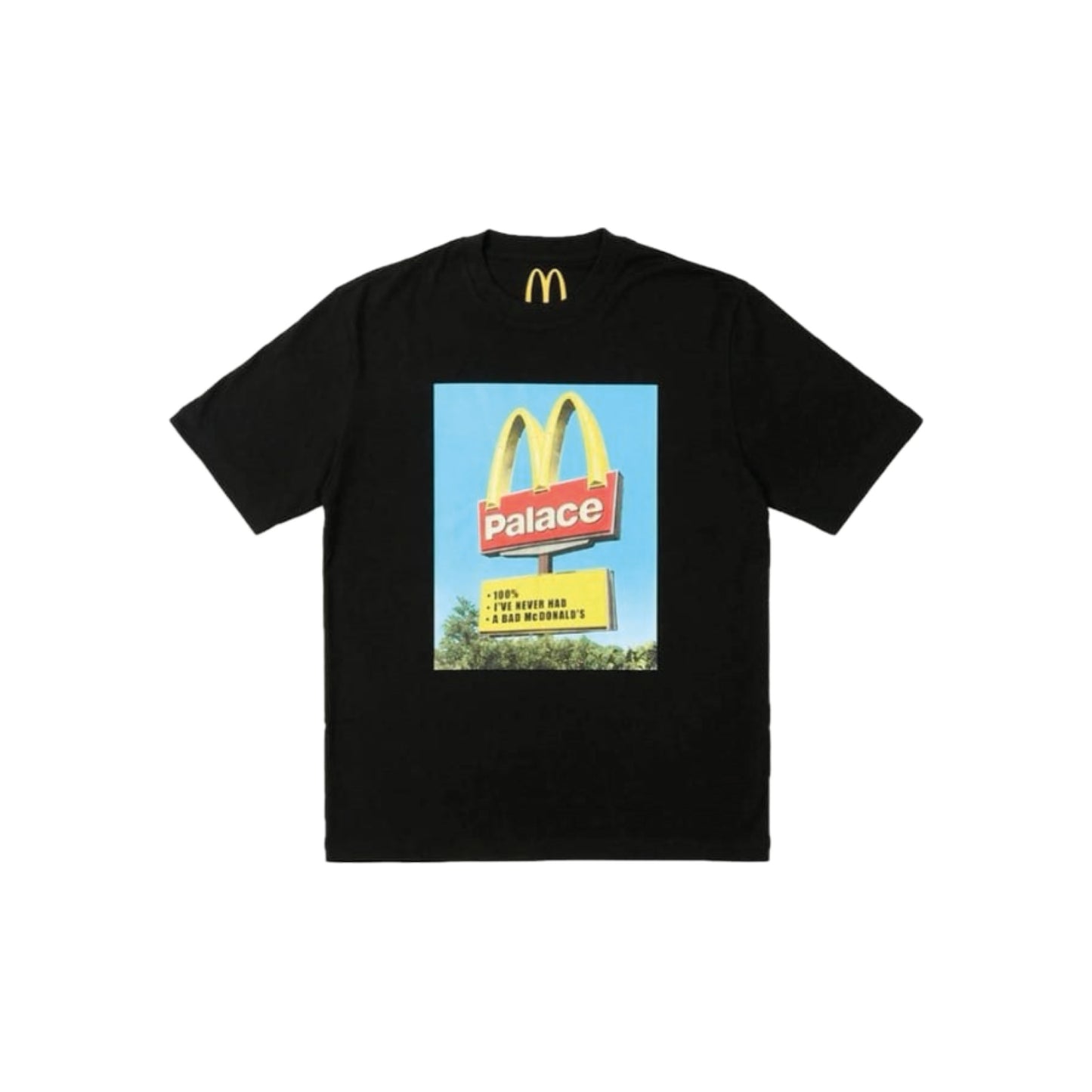 Palace x McDonald Sign SS T-Shirt 'Black'