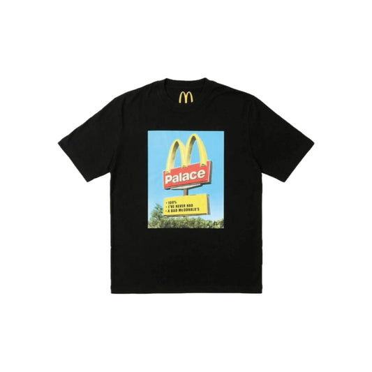 Palace x McDonald Sign SS T-Shirt 'Black'
