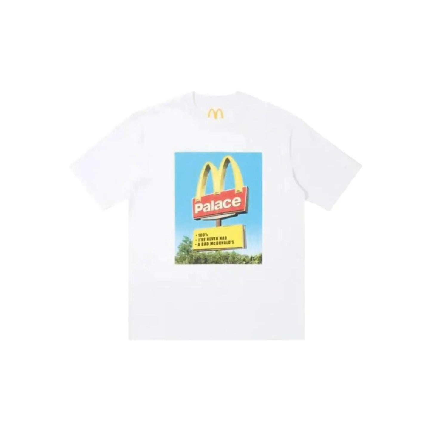 Palace x McDonald Sign SS T-Shirt 'White'