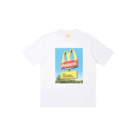 Palace x McDonald Sign SS T-Shirt 'White'