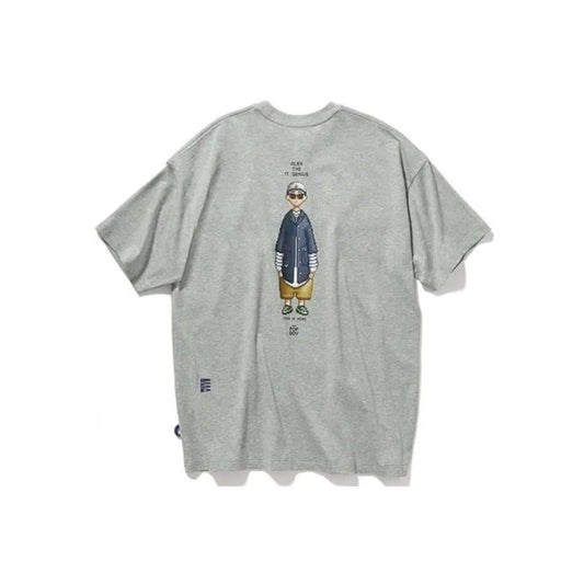 Nautica White Sail X Mr.PopBoy Logo Graphic Print SS T-Shirt 'Grey'