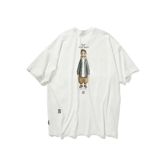 Nautica White Sail X Mr.PopBoy Logo Graphic Print SS T-Shirt 'White'