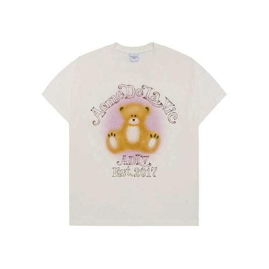 ADLV Blur Sketch Bear SS T-Shirt 'Cream'