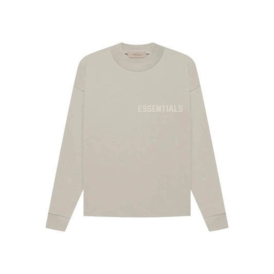 Fear Of God Essentials Logo LS T-Shirt 'Smoke'
