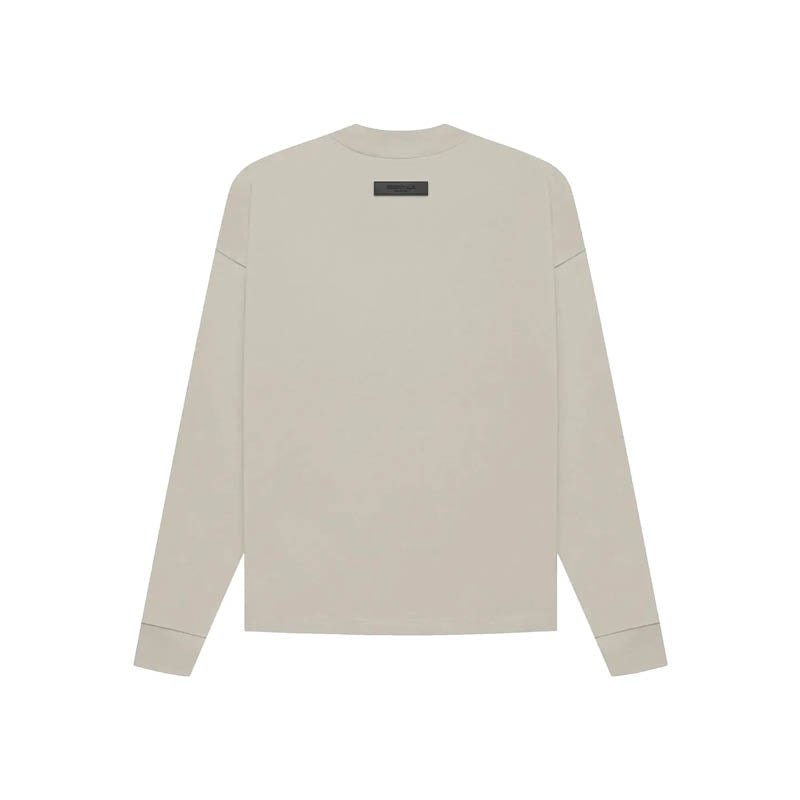 Fear Of God Essentials Logo LS T-Shirt 'Smoke'
