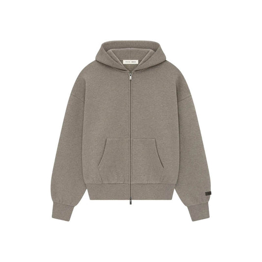 Fear Of God Essentials Classic Fit Fleece Zip Jacket 'Homestead Heather'