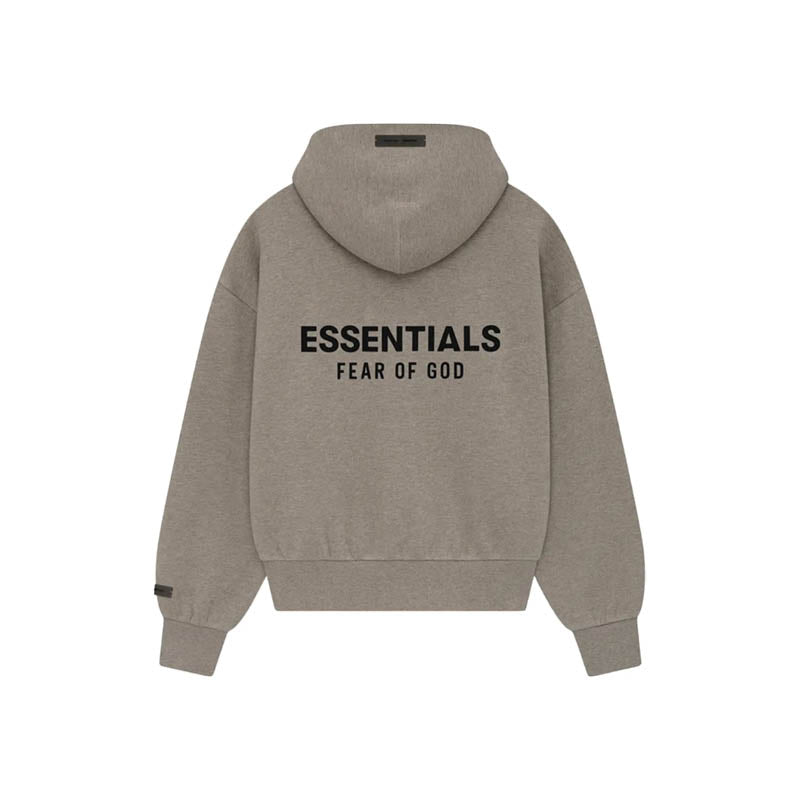 Fear Of God Essentials Classic Fit Fleece Zip Jacket 'Homestead Heather'