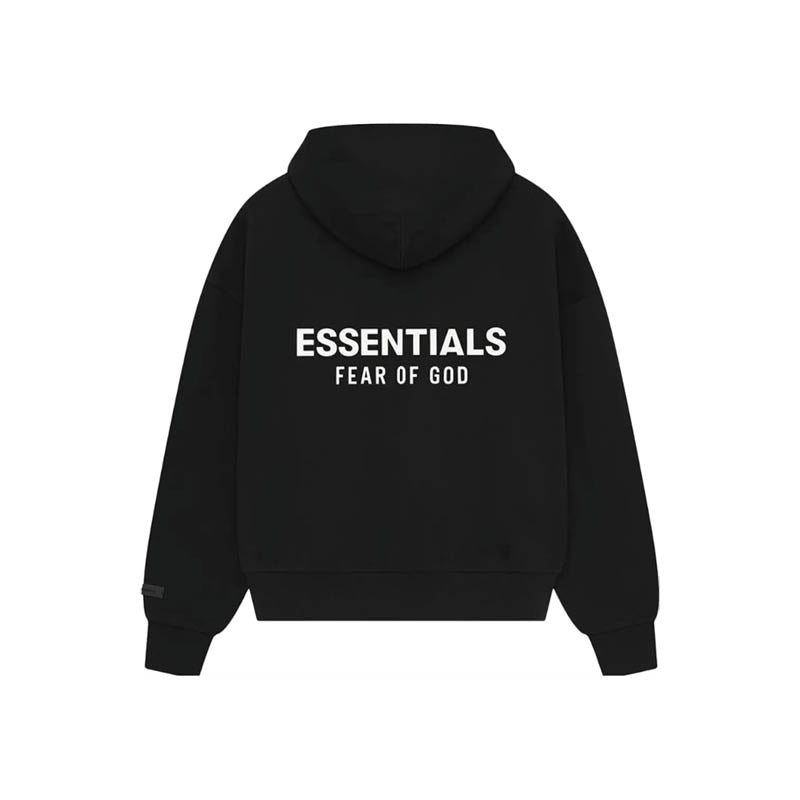 Fear Of God Essentials Classic Fit Fleece Sweatshirt 'Jet Black'
