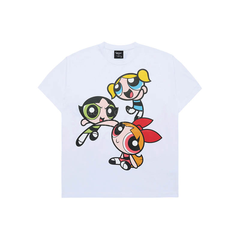 ADLV X Powerpuff Girls Big Artwork SS T-Shirt 'White'