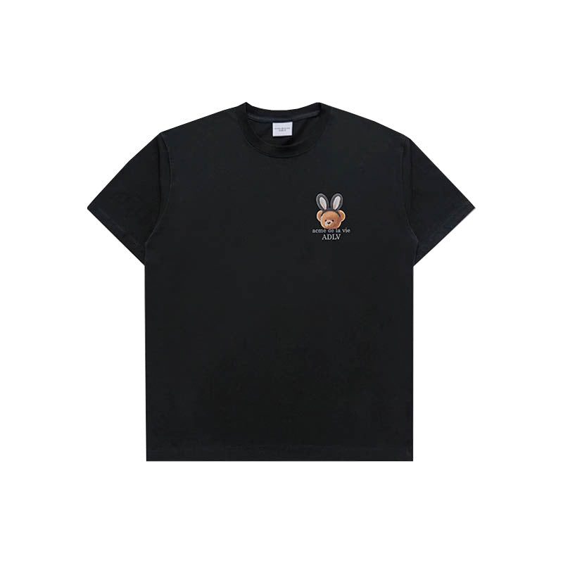 ADLV Rabbit Bear Doll Logo SS T-Shirt ‘Black’