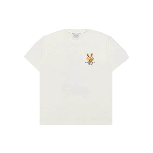ADLV Rabbit Bear Doll Logo SS T-Shirt 'Cream'